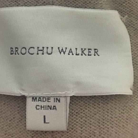 Buy One Get One Free Brochu Walker Beige Cashmere Turtleneck Size: Large - Picture 8 of 8